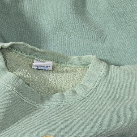 90s Vintage Crazy Shirt San Francisco Sweater Unisex Large Green‎ Retro Graphic - Picture 8 of 13